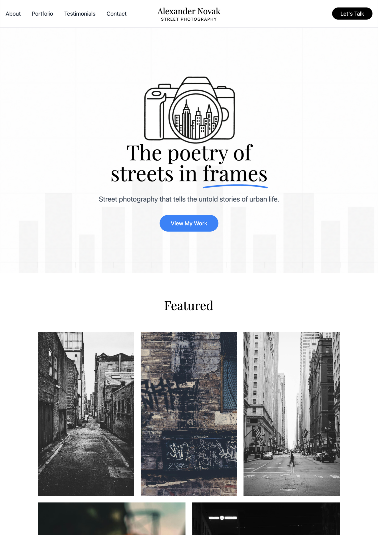 Urban Photography Portfolio