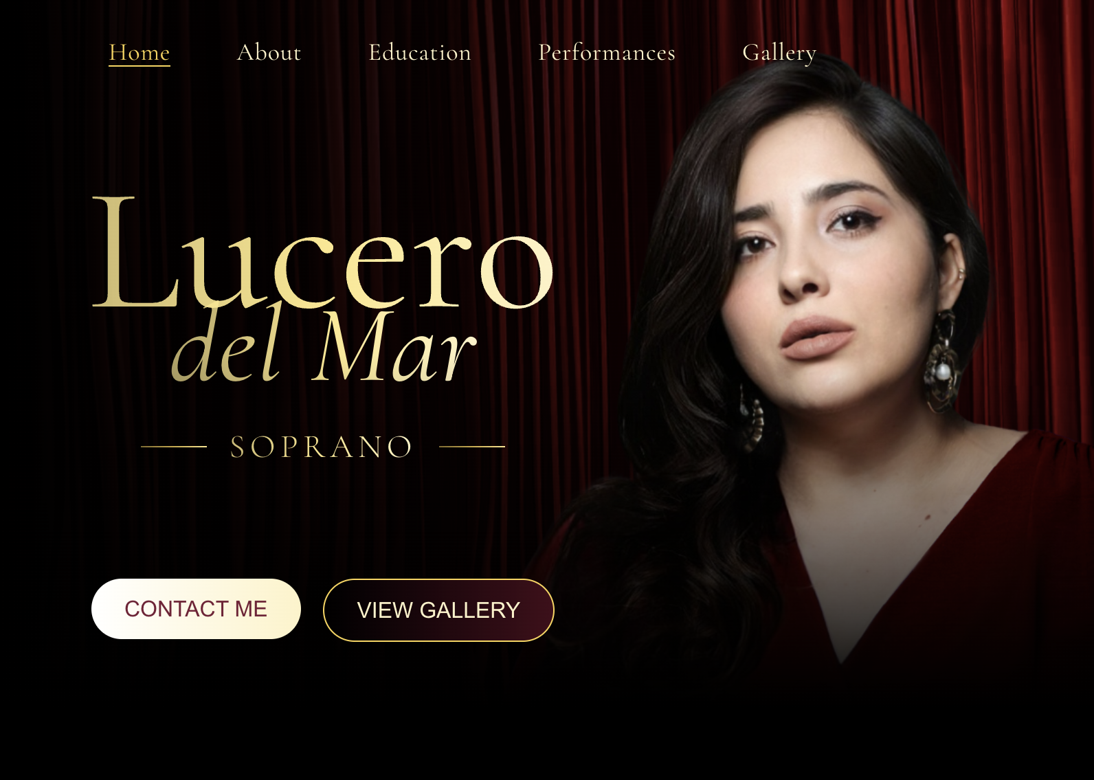 Lucero del Mar Artist Website